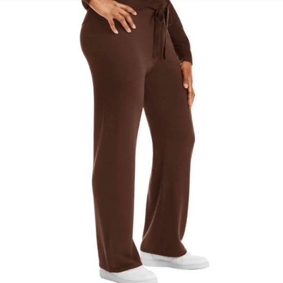 NWT Luxury Collection Cashmere Blend Wide Leg Pants XL - Picture 2 of 4